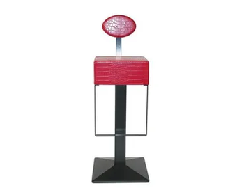 SG022 - Eco-leather stool with back by Vela Arredamenti - view 2